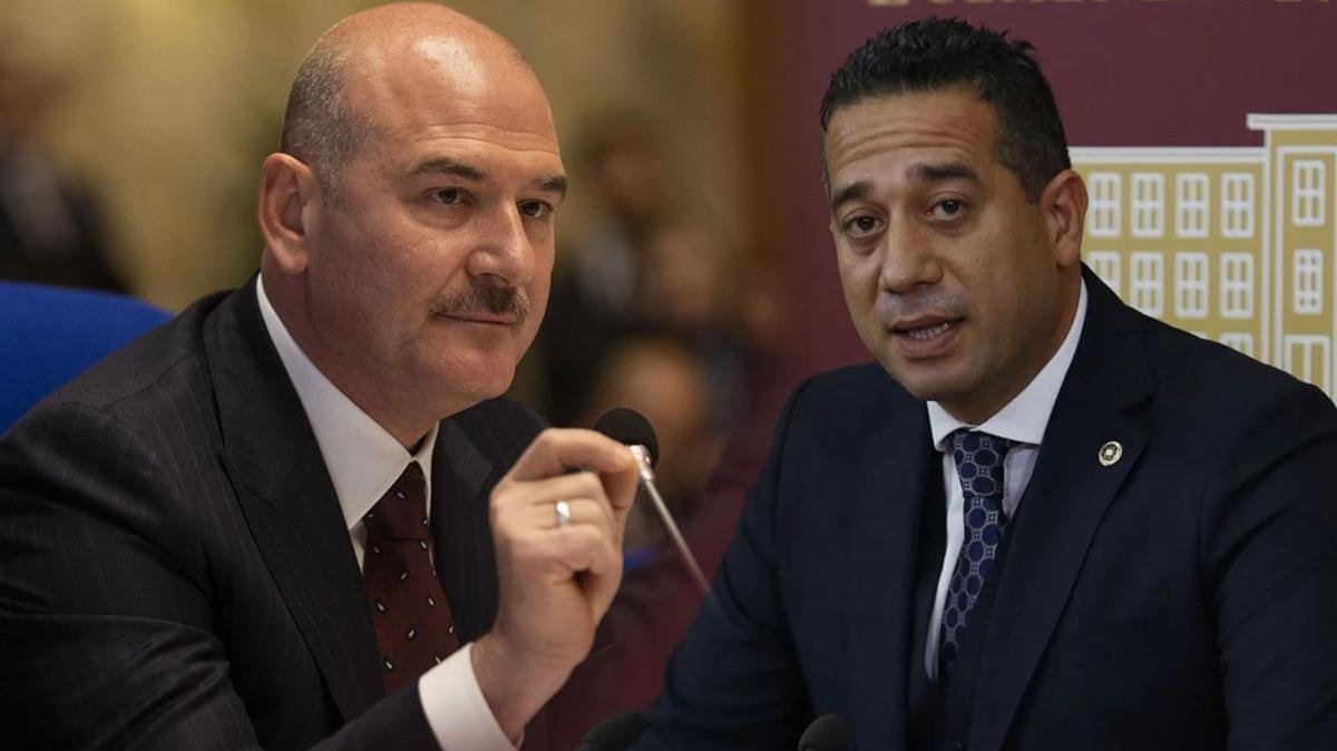 CHP'li Baarr'n alg szlerine Bakan Soylu'dan tepki: Mahkeme basan ekyalarsnz siz
