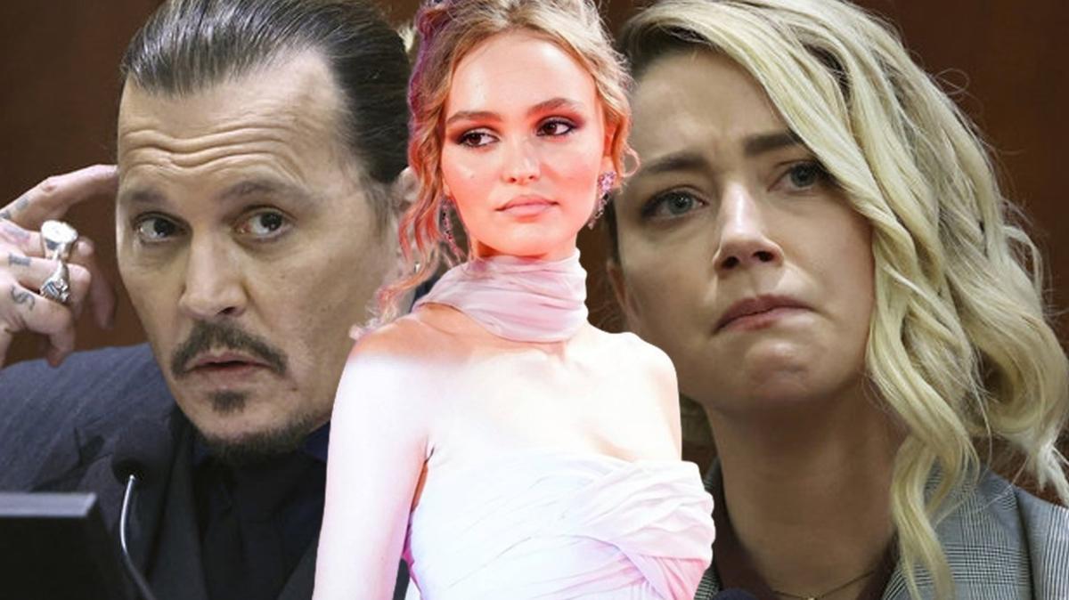 Johnny Depp'in kz Lily Rose Depp, Amber Heard davasnda neden sessiz kaldn aklad