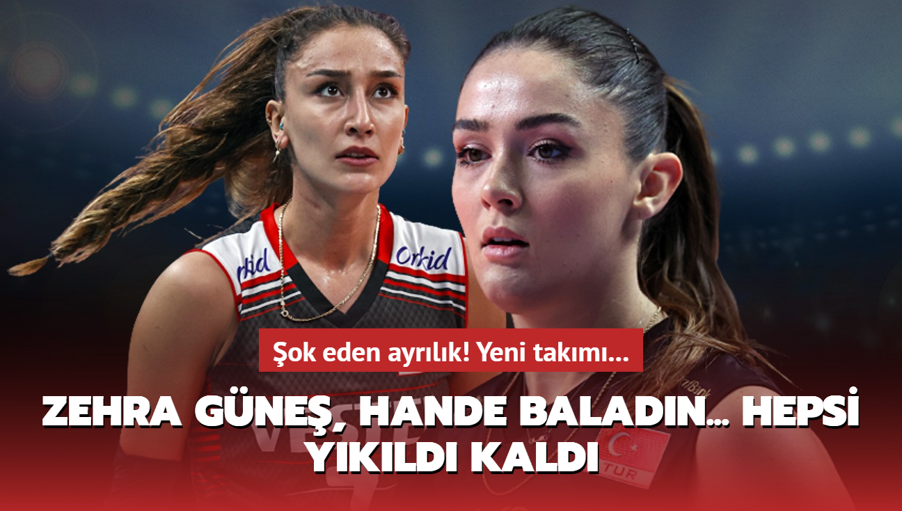 Zehra Gne, Hande Baladn... Hepsi ykld kald! Resmen yollar ayrld