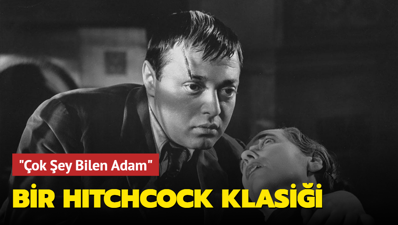Alfred Hitchcock klasii "ok ey Bilen Adam" (The Man Who Knew Too Much) filmi TRT 2'de