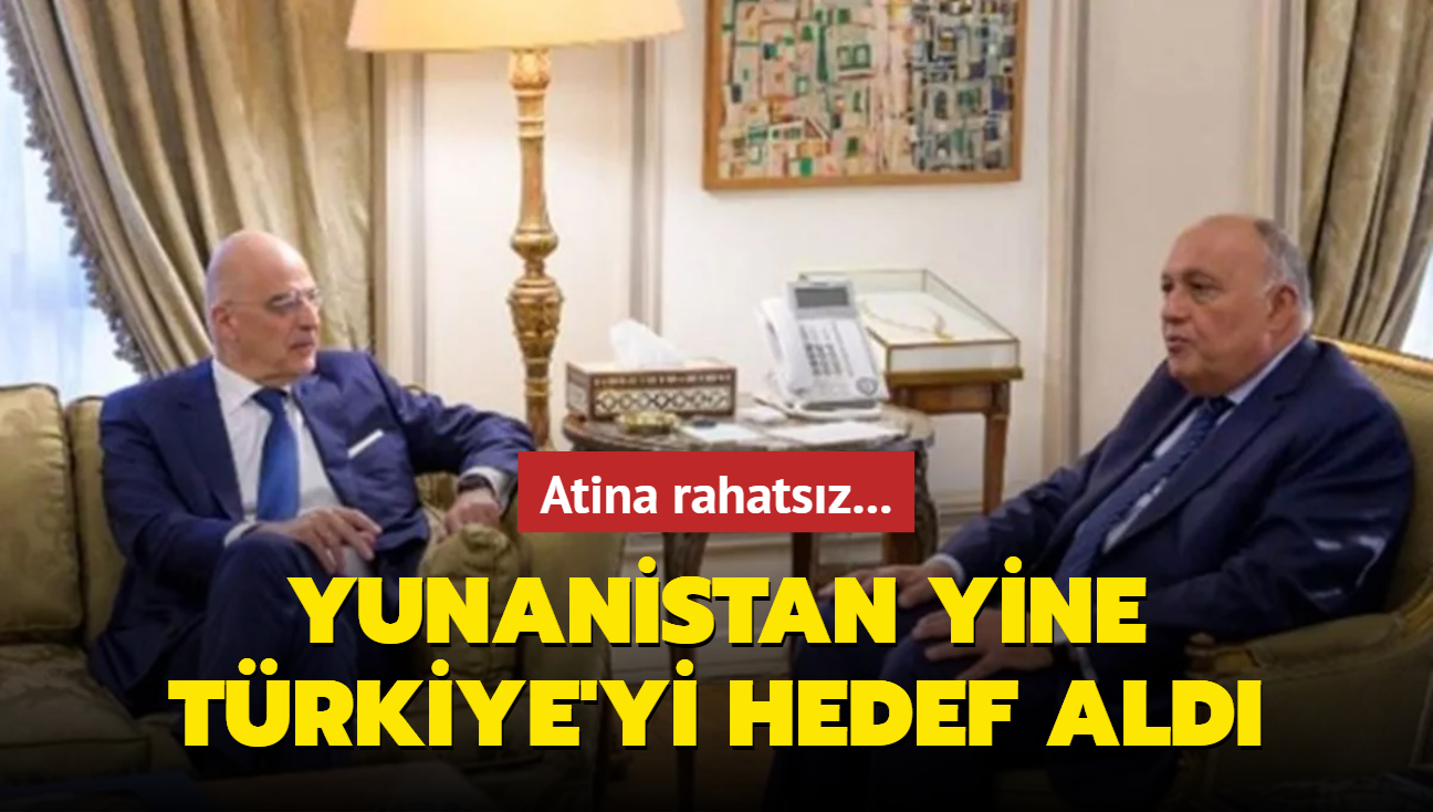 Atina rahatsz... Yunanistan yine Trkiye'yi hedef ald