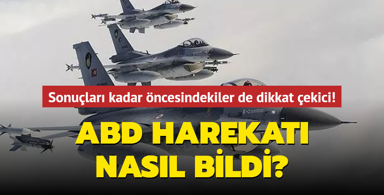 Sonular kadar ncesinde yaananlar da dikkat ekici! ABD, Pene-Kl Harekat'n nasl bildi"