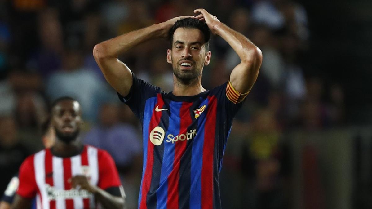 17 yllk dnem sona erdi! Sergio Busquets ile anlama saland