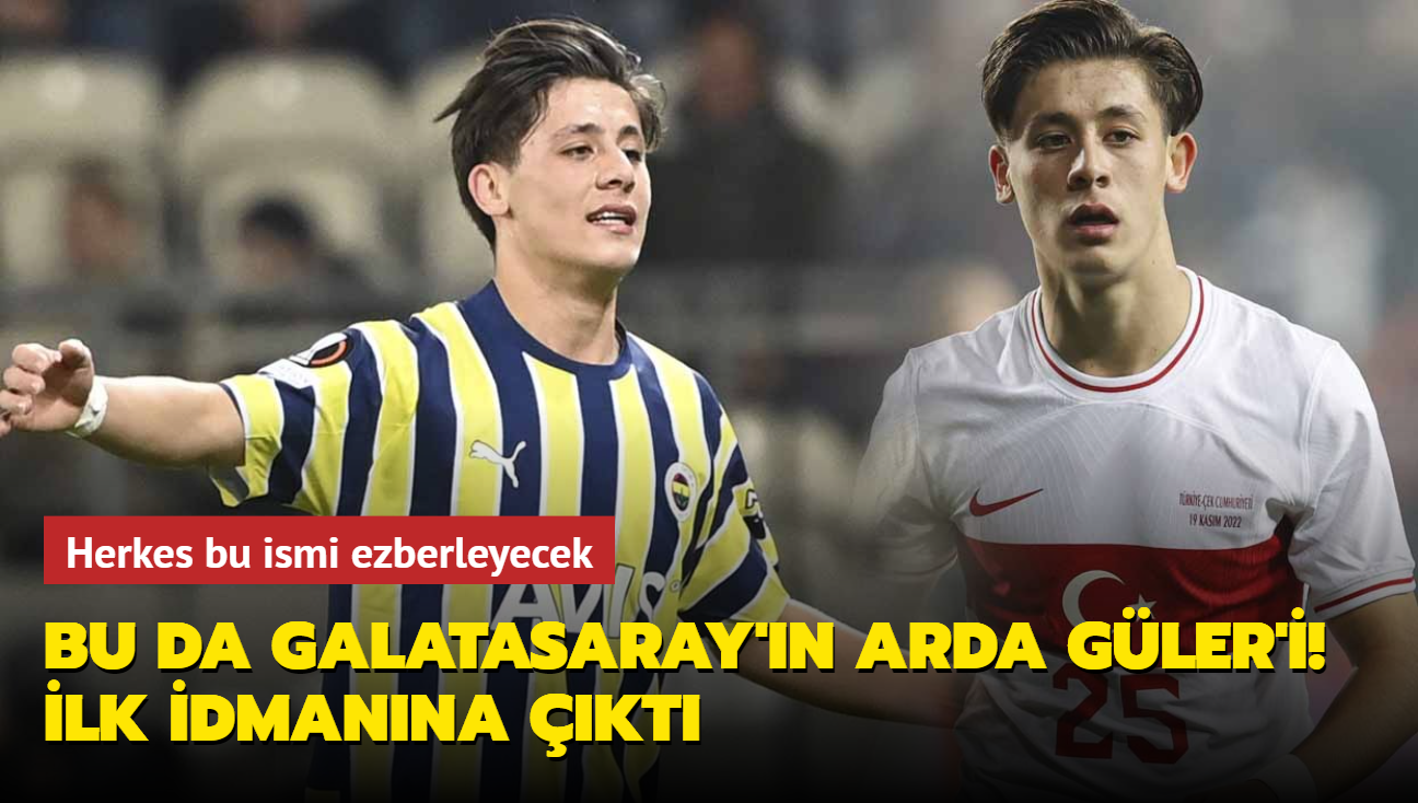 Bu da Galatasaray'n Arda Gler'i! lk idmanna kt: Herkes bu ismi ezberleyecek