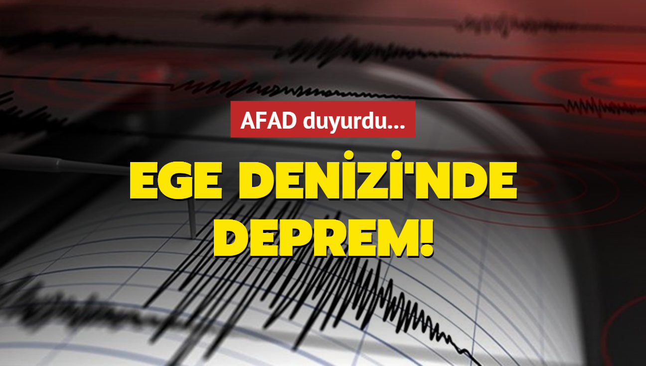 Ege Denizi'nde 4.7 byklnde deprem