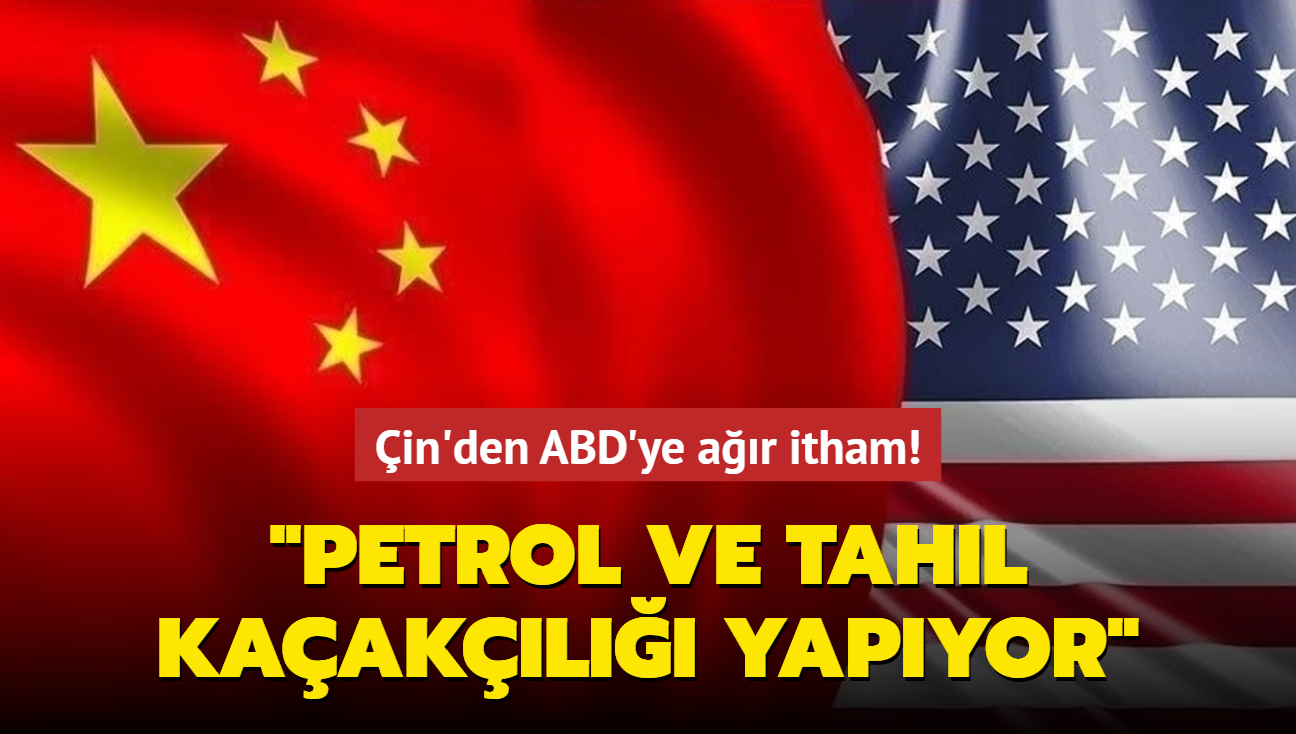 in'den ABD'ye ar itham! "Petrol ve tahl kaakl yapyor"