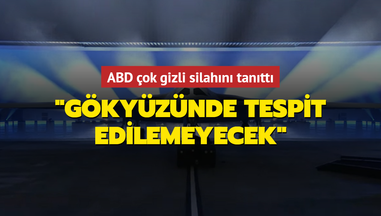 ABD ok gizli silahn tantt: Gkyznde tespit edilemeyecek