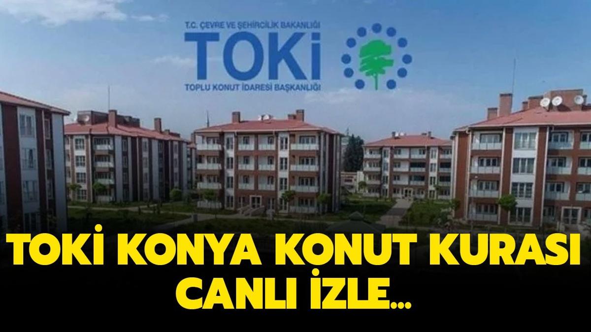 3 Aralk Konya TOK kura sonular isim listesi bugn belli oluyor! TOK Konya kura CANLI izle!