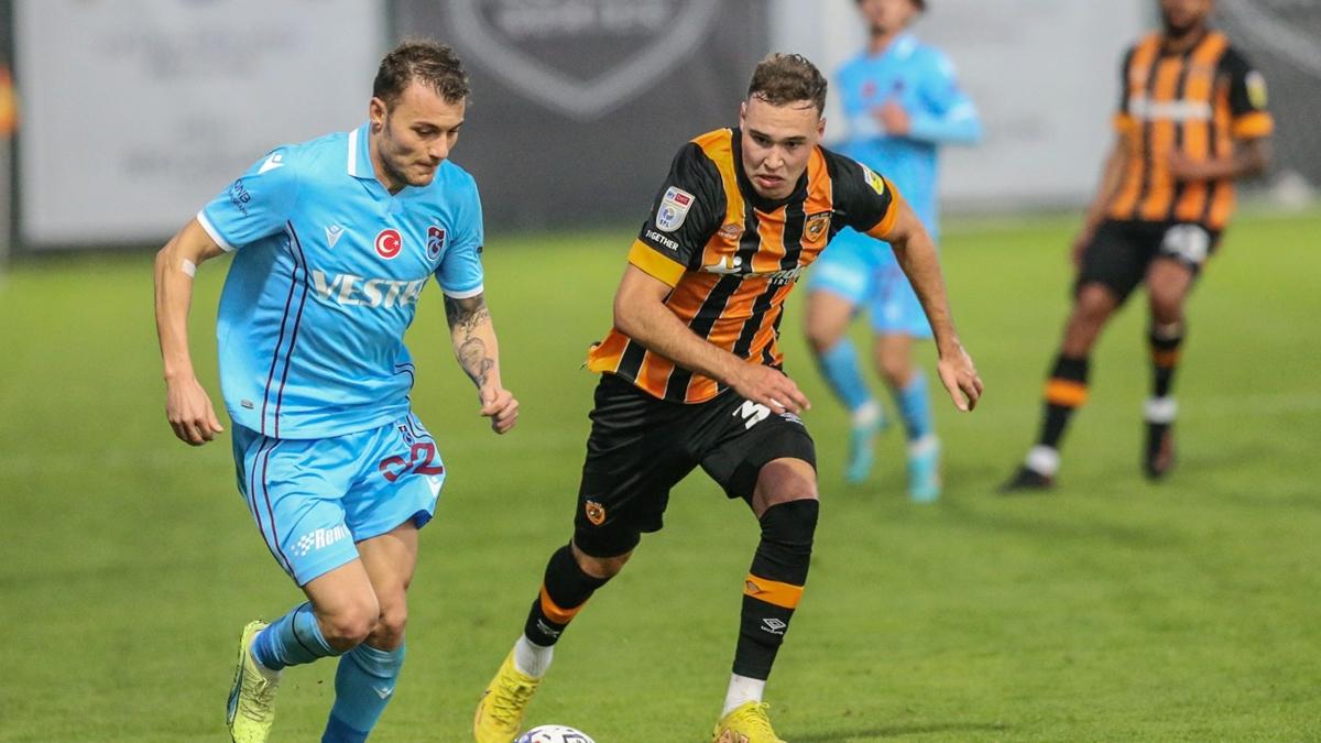 Trabzonspor, Hull City ile yeniemedi! Hazrlk manda 1-1 berabere kaldlar