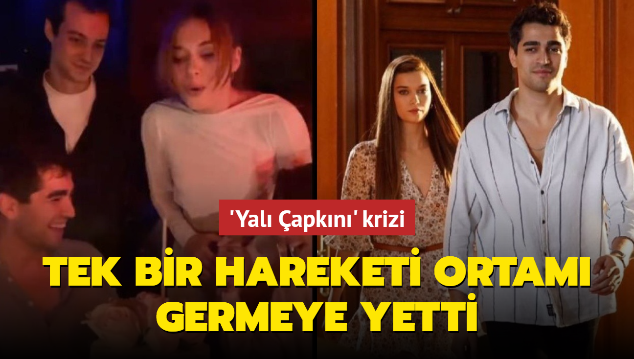 Mert Yazcolu'nun 'Yal apkn' krizi! Afra Saraolu, Mert Ramazan Demir'in elini tutmak isteyince...