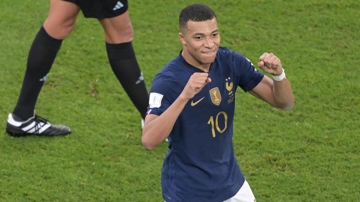 Kylian Mbappe, Katar'a damgasn vuruyor! Fransz yldz Dnya Kupas'nda 5. golne ulat