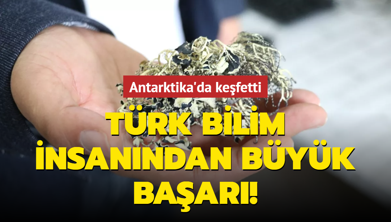 Trk bilim insanndan byk baar! Antarktika'da kefetti