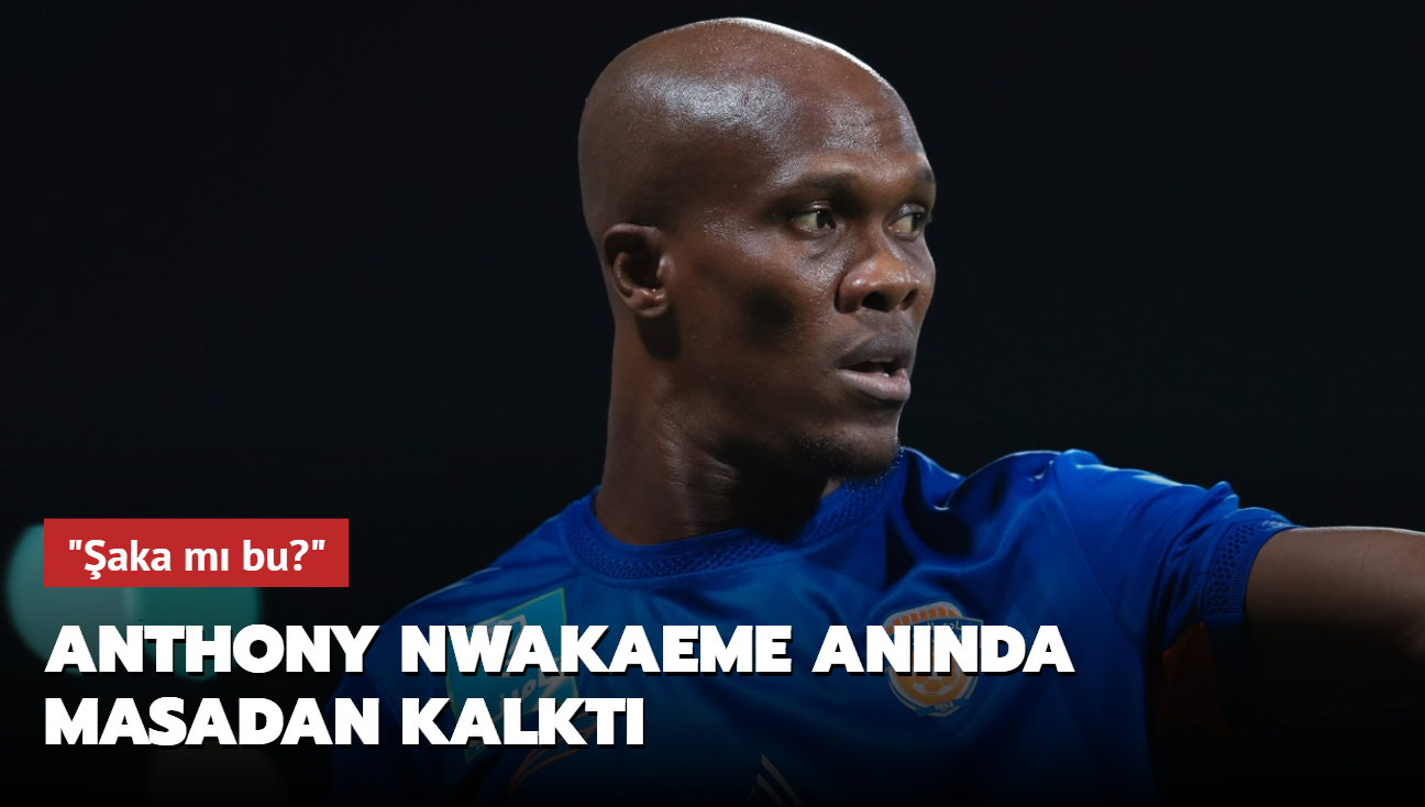 Anthony Nwakaeme annda masadan kalkt: aka m bu!