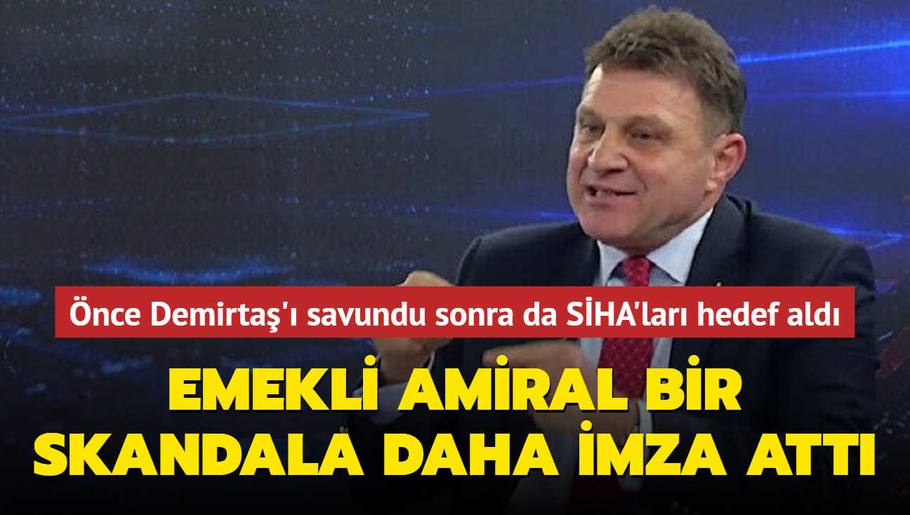 Demirta' savunmutu imdi de SHA'lar hedef ald.. Emekli Amiral Trker Ertrk bir skandala daha imza att