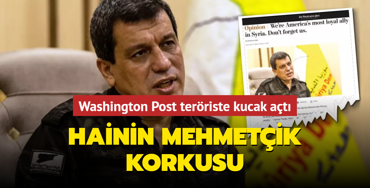 Hainin Mehmetik korkusu... Washington Post terriste kucak at