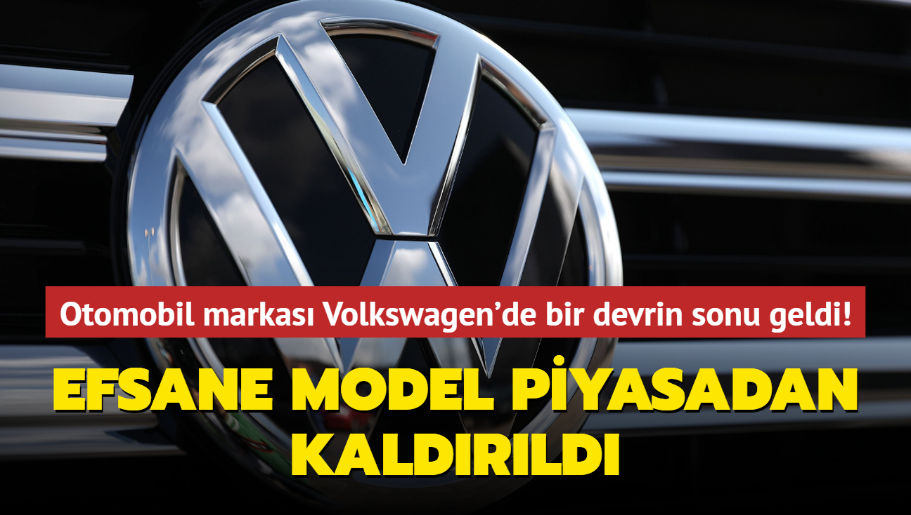 Efsane model piyasadan kaldrld! Otomobil markas Volkswagen'de bir devrin sonu geldi!