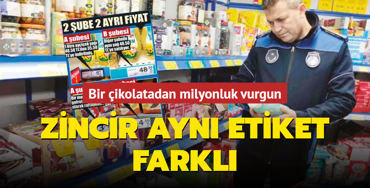 Zincir ayn etiket farkl