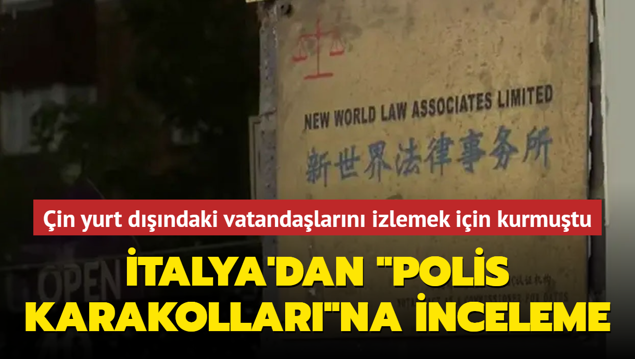 in yurt dndaki vatandalarn izlemek iin kurmutu... talya, "polis karakollar"na inceleme balatt