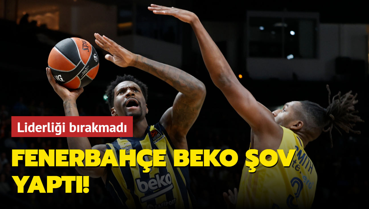 Fenerbahe Beko ov yapt! Liderlii brakmad