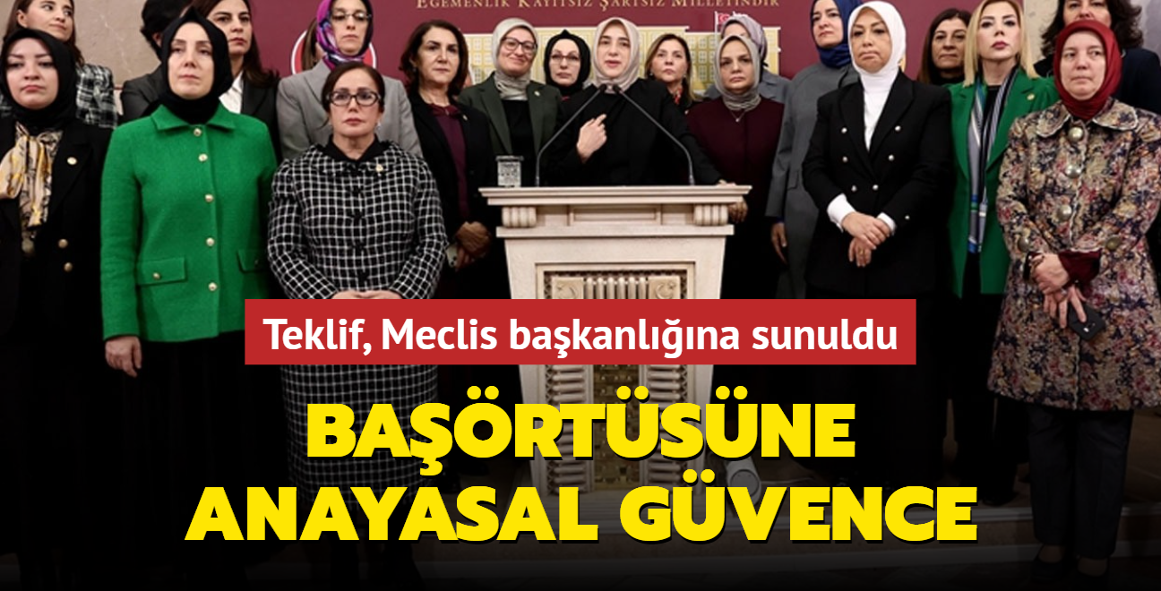 336 milletvekili imza vermiti! Bartsne anayasal gvence TBMM Bakanlna sunuldu