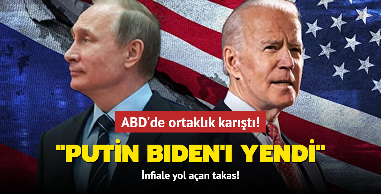 ABD'de ortaklk kart: Putin, Biden' yendi