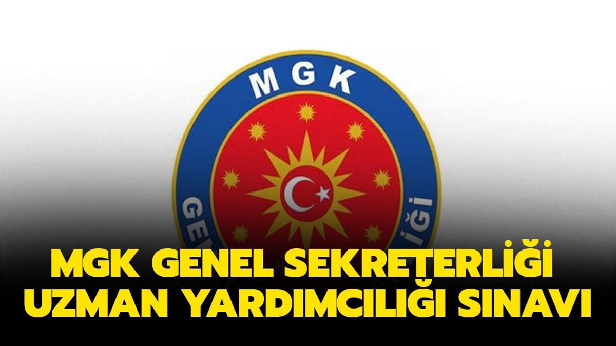 MGK Genel Sekreterlii uzman yardmcl snav ilan yaymlad