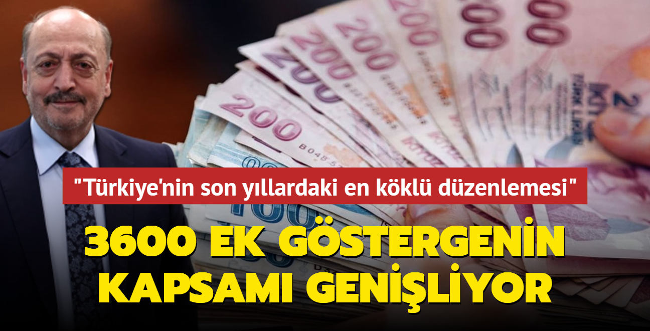 3600 ek gstergenin kapsam geniliyor! Bakan Vedat bilgin aklad: Trkiye'nin son yllardaki en kkl dzenlemesi