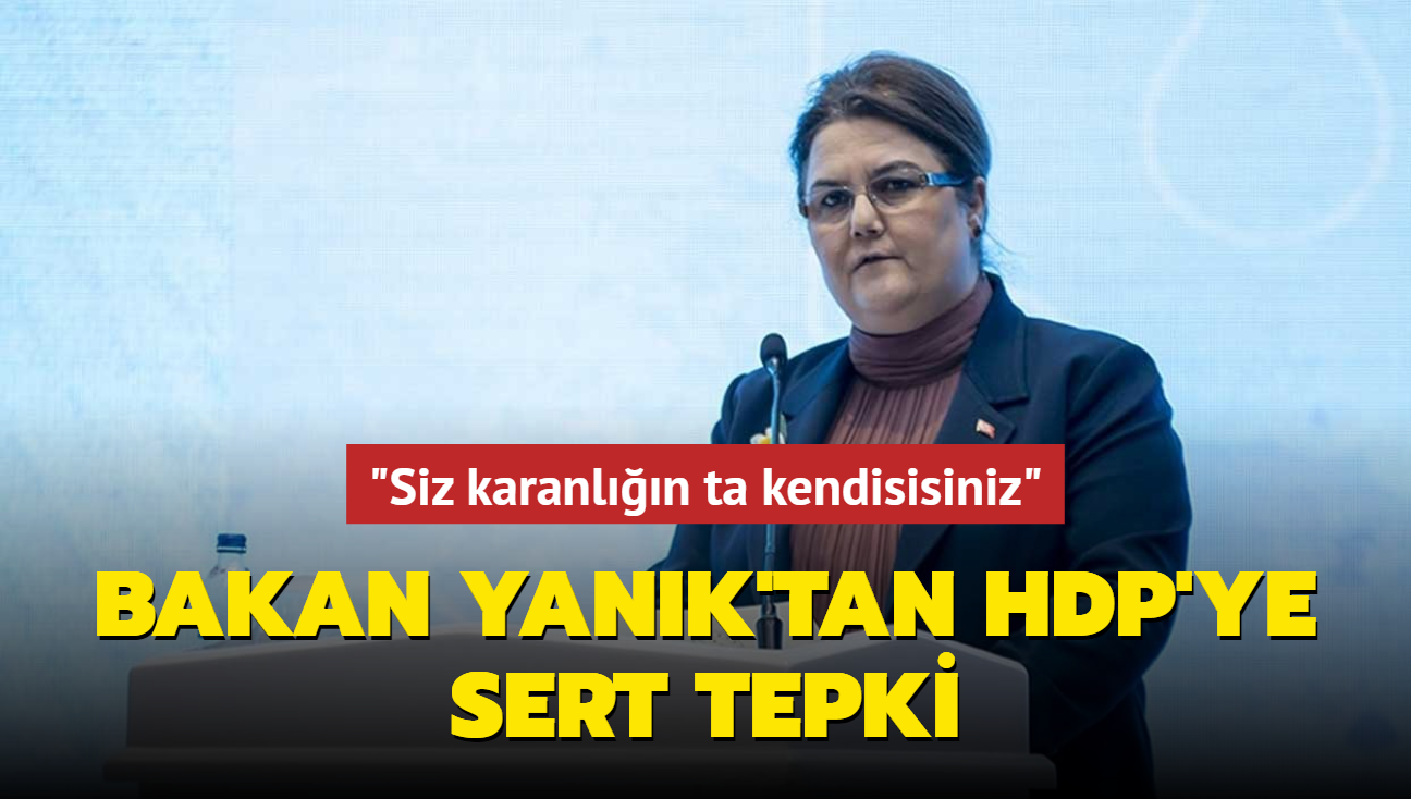 Bakan Yank'tan HDP'ye sert tepki... "Kandil'deki kz ocuklarna ses karmayanlar bana ahlak dersi vermesin"