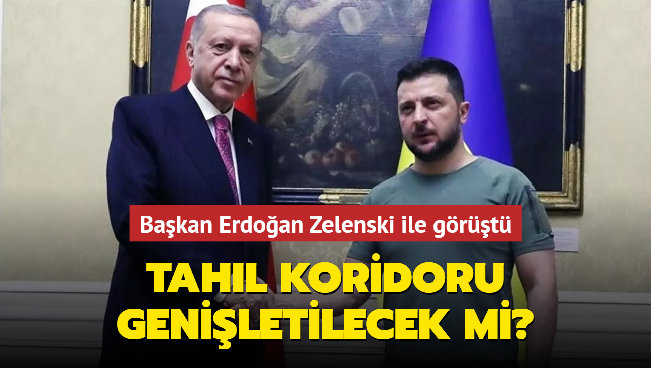 Bakan Erdoan Zelenski ile grt