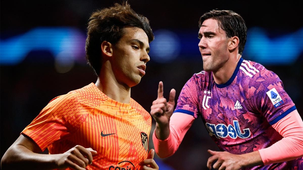 joao felix dusan vlahovic transfer fotoraflar resimleri