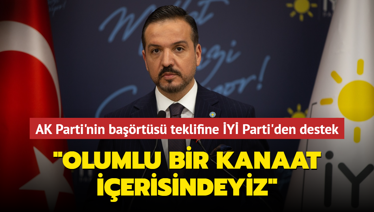 Y Parti'den destek... AK Parti'nin bartsne ynelik Anayasa deiiklii teklifi