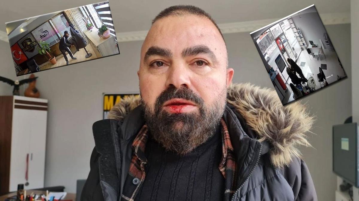 CHP'li ynetici gazeteciyi yumruklamt... "Gerekli su duyurusunda bulunacam"