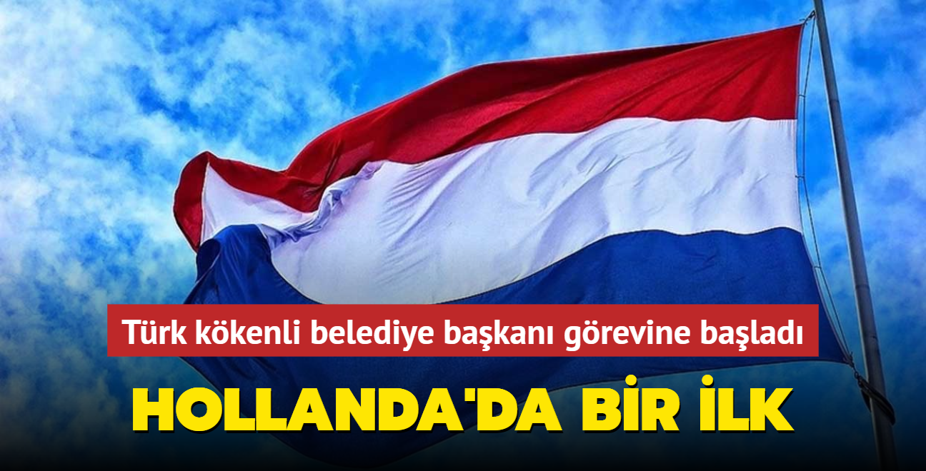 Trk kkenli belediye bakan grevine balad... Hollanda'da bir ilk