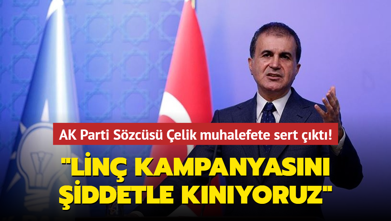 AK Parti Szcs elik muhalefete sert kt: Cumhurbakanmza dnk lin kampanyasn iddetle knyoruz