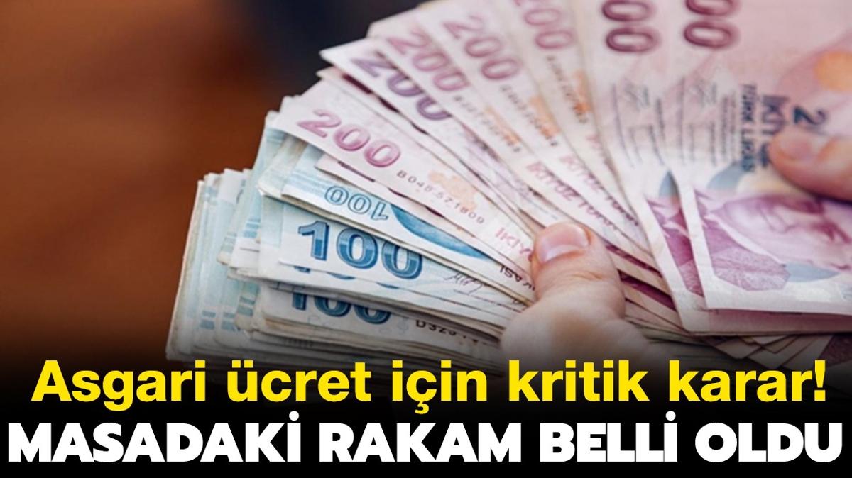 Tm oklar o rakam iaret ediyor! Asgari cret iin kritik pazarlk balad!