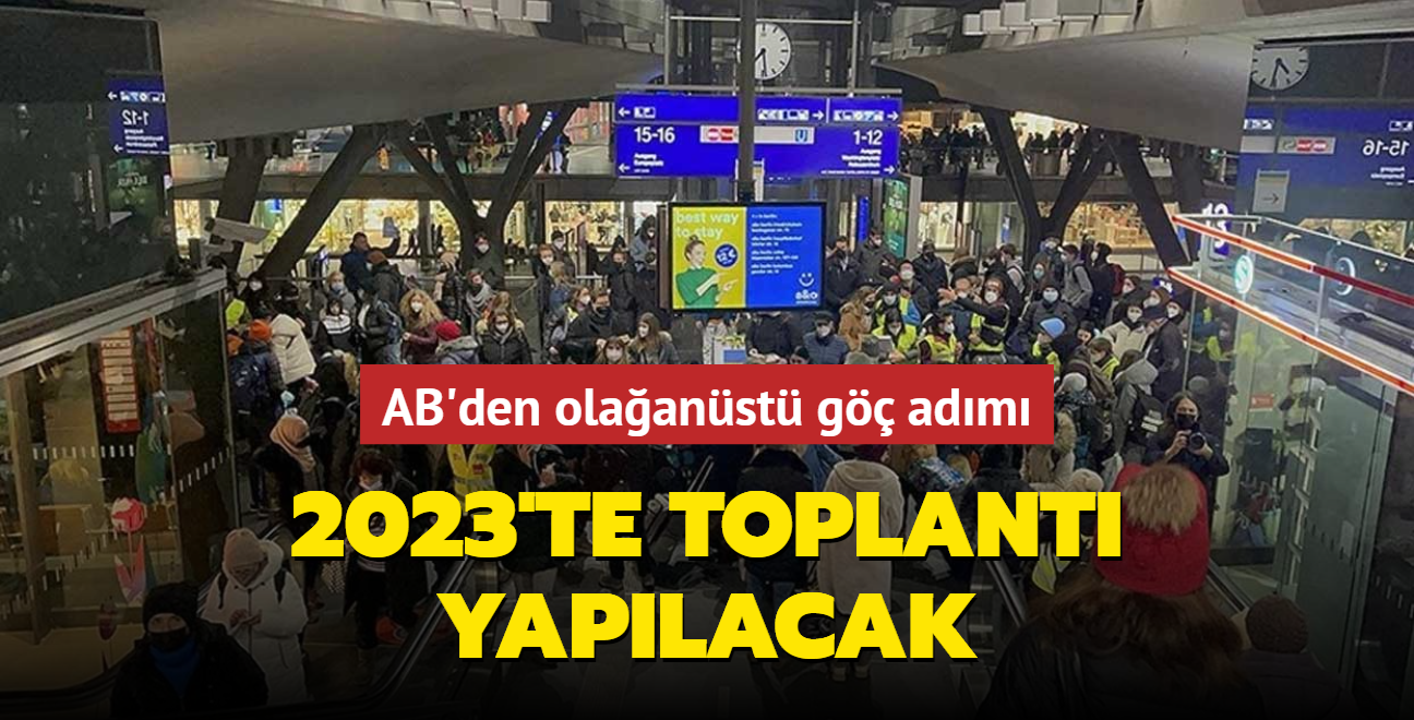 AB'den olaanst g adm... 2023'te toplant yaplacak