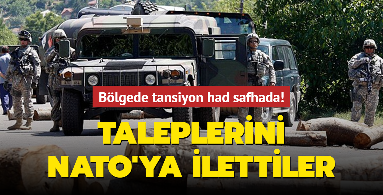 Blgede tansiyon had safhada! Taleplerini NATO'ya ilettiler