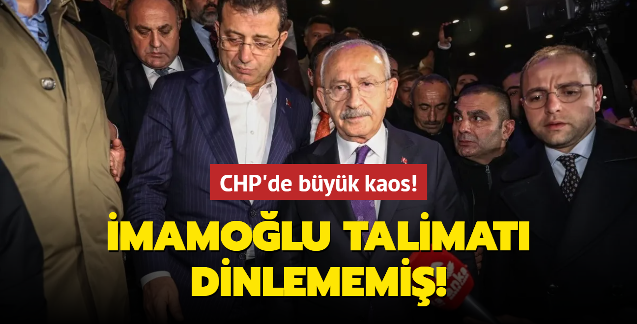 CHP'de byk kaos! "mamolu kendisini arayan Kldarolu'nu dinlemedi"