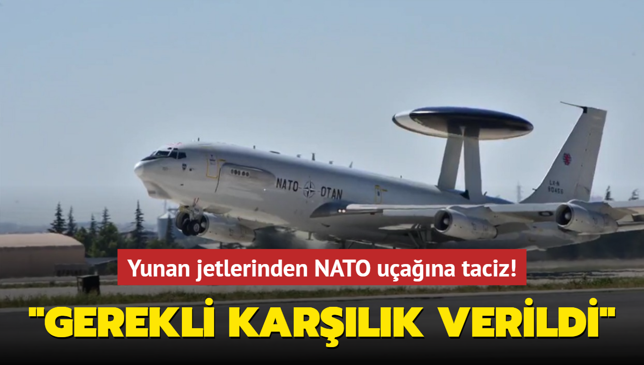 NATO grevini yerine getiren uaa Yunan jetlerinden taciz! MSB: Gerekli karlk verildi 