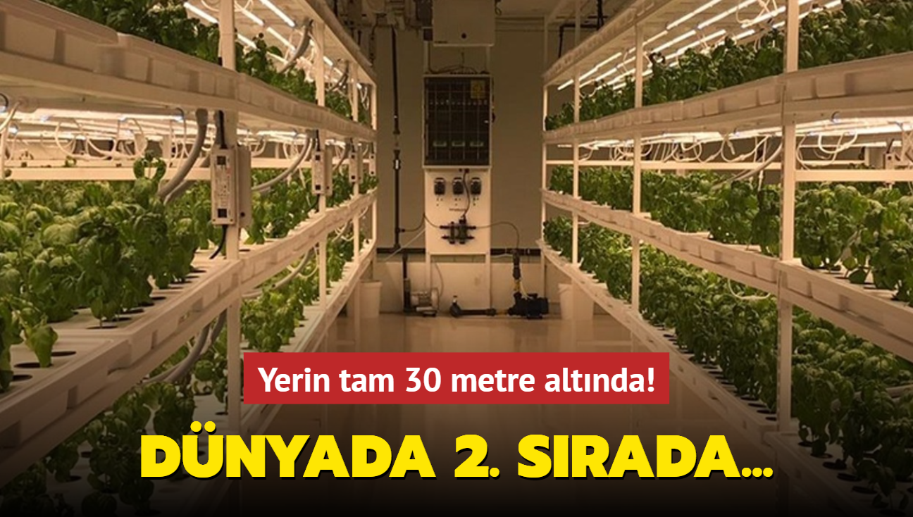 Dnyada 2. srada... Yerin tam 30 metre altnda!