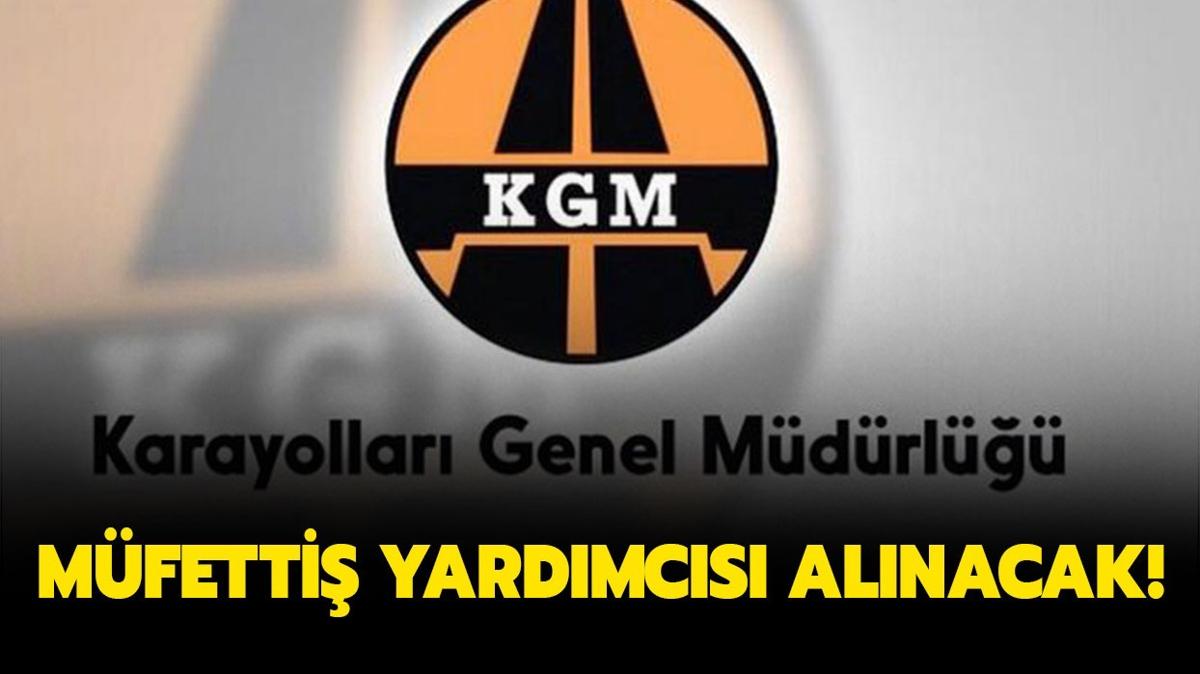 Karayollar Genel Mdrl'ne 7 Mfetti Yardmcs alnacak!