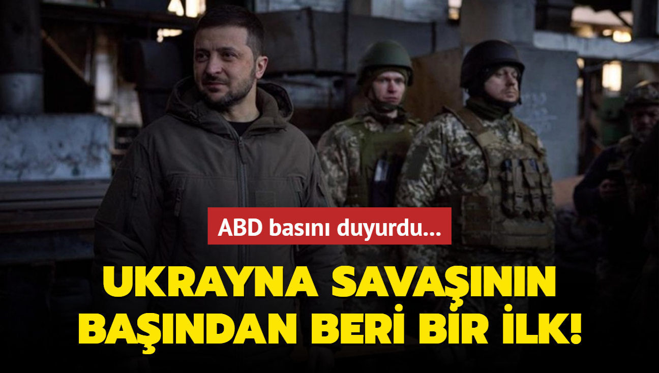 ABD basn duyurdu... Ukrayna savann bandan beri bir ilk!