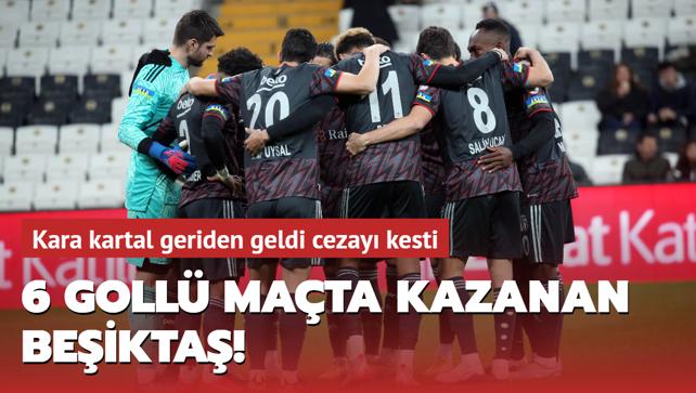 6 goll mata kazanan Beikta! Kara kartal geriden geldi cezay kesti