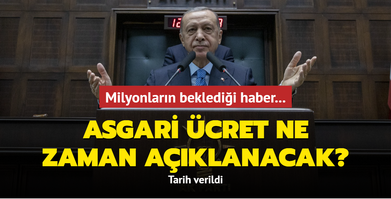 Milyonlarn bekledii haber... Bakan Erdoan: Asgari creti yarn aklayacaz 