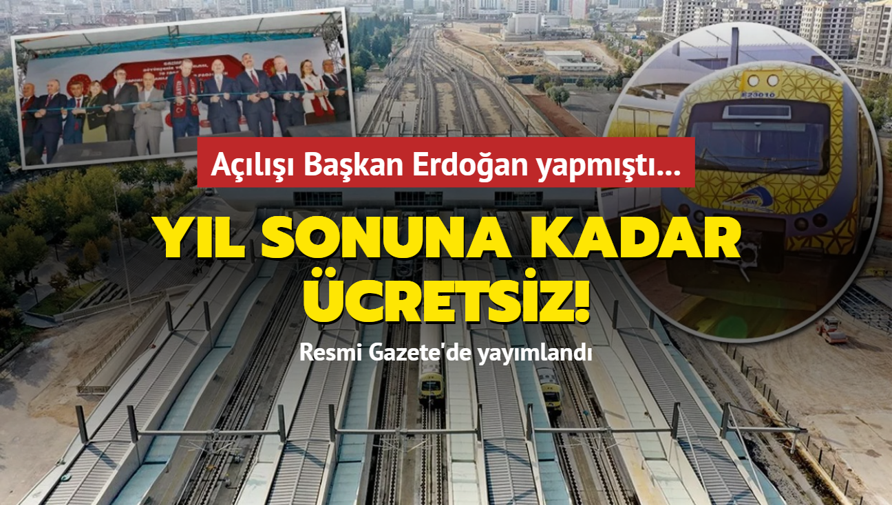 Al Bakan Erdoan yapmt... Gaziray yl sonuna kadar cretsiz!