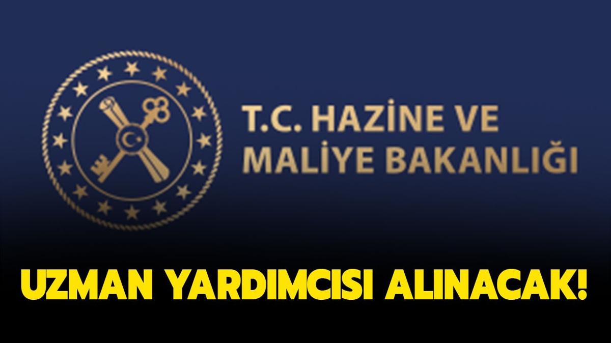 Hazine ve Maliye Uzman Yardmcs alnyor!