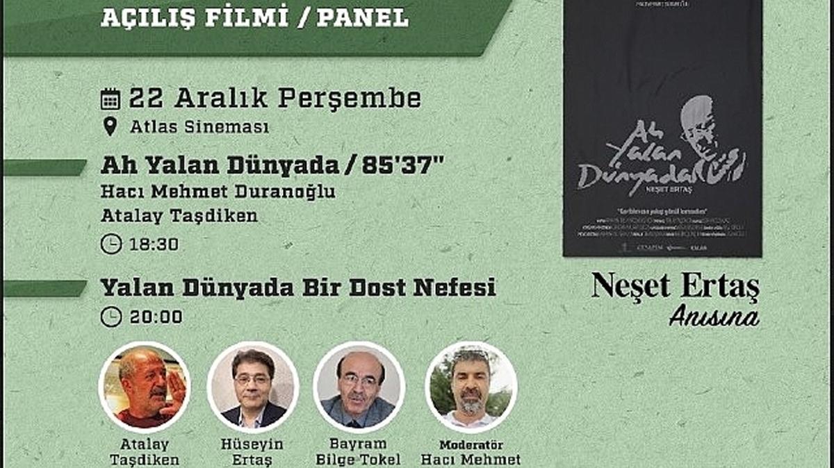 Kzlay Dostluk Ksa Film Festivali Neet Erta' ile alyor