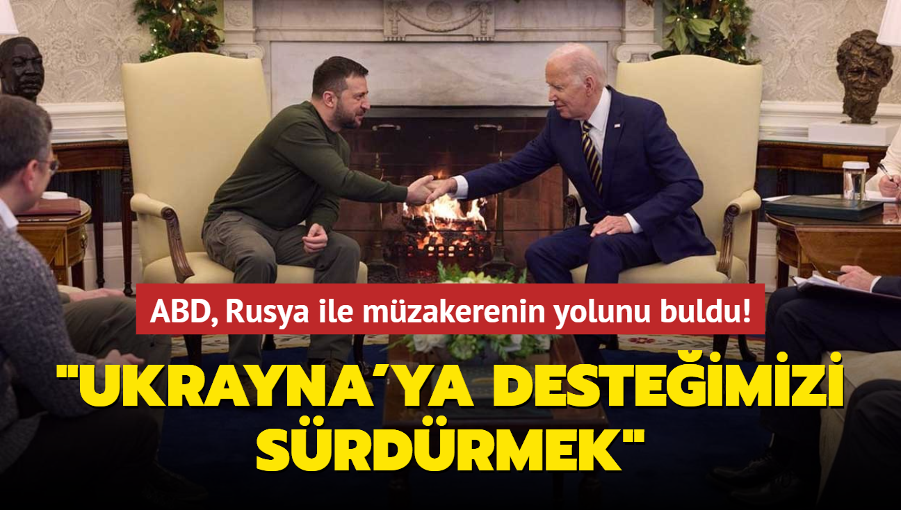 ABD, Rusya ile mzakerenin yolunu buldu... "Ukrayna'ya desteimizi srdrmek"