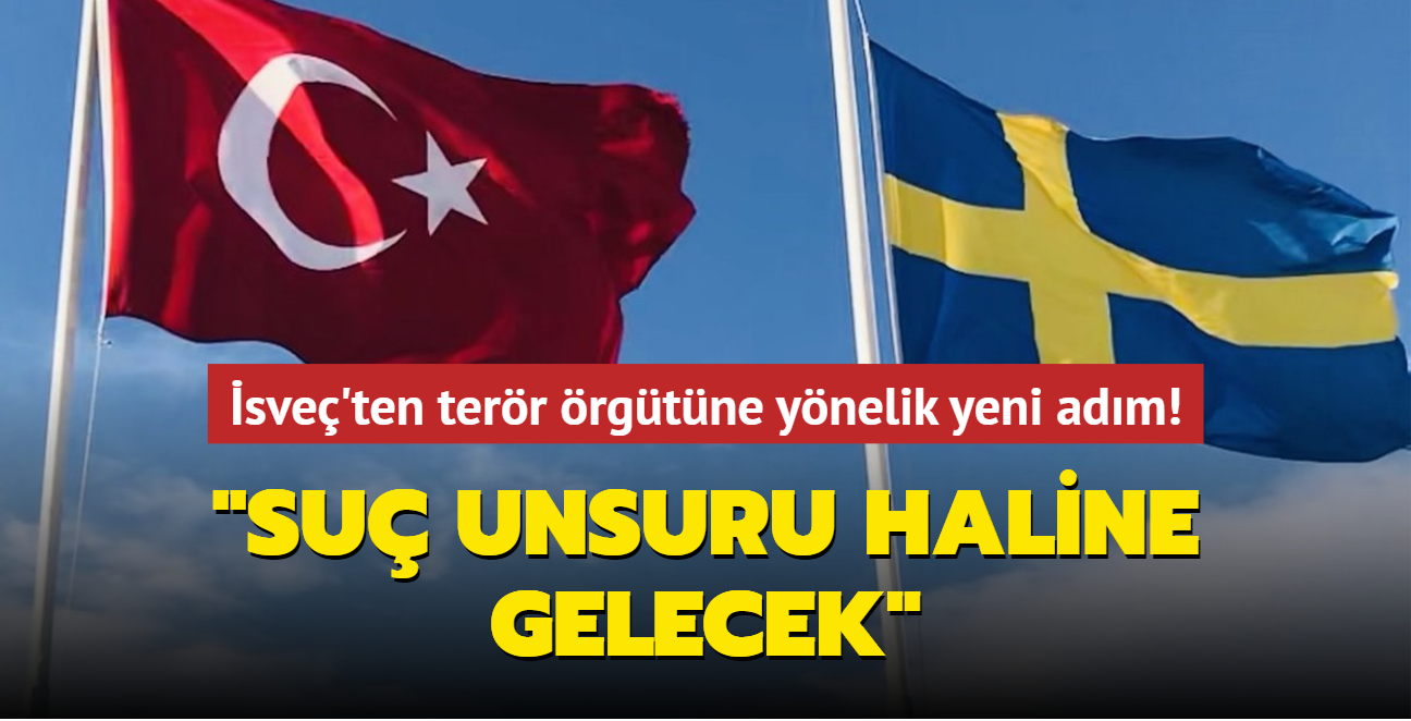 sve'ten terr rgtne ynelik yeni adm: Su unsuru haline gelecek