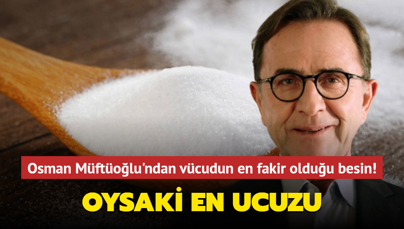 Osman Mftolu'ndan vcudun en fakir olduu besin! Oysaki en ucuzu...